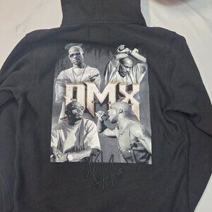 SHOE PALACE-90s-DMX COLLAGE HOODIE SWEATSHIRT-SIZE MEDIUM-VINTAGE EMBROIDED